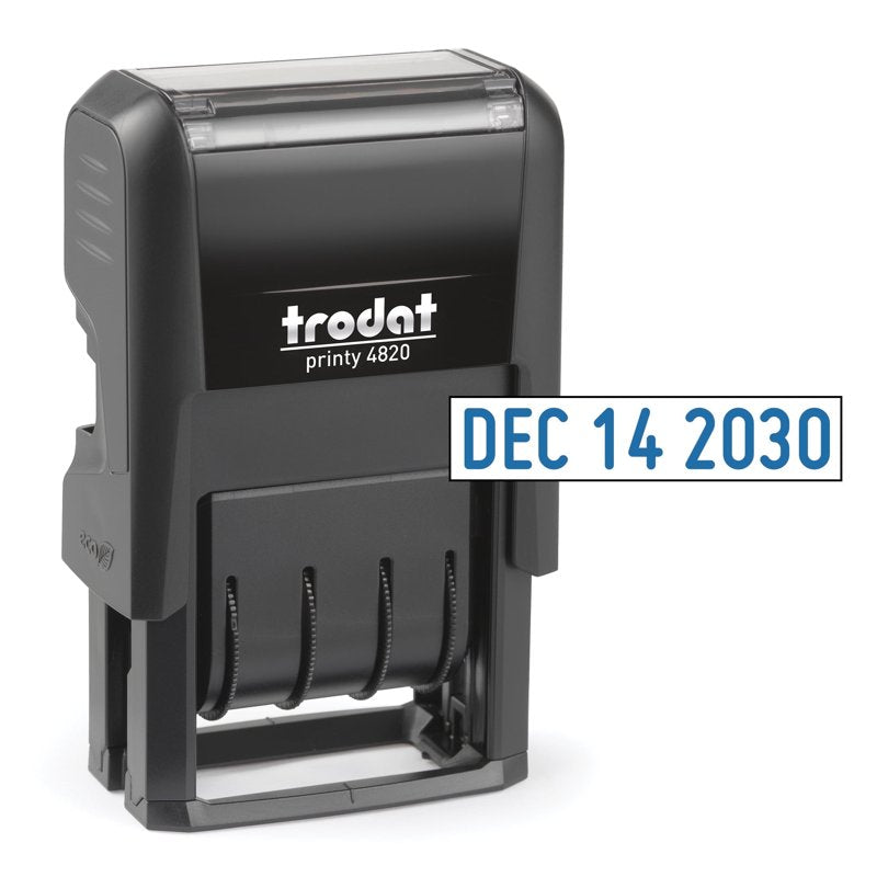 Self-Inking Date Stamp for Office & Personal Use – Adjustable, Eco-Friendly Ink