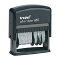 Self-Inking Date Stamp with Office Messages - Trodat Printy 4817