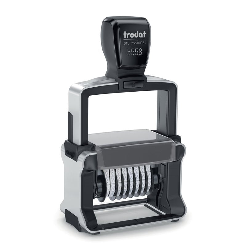 Numberer Stamp 8 Digits Self-Inking for Vouchers & Pricing - Durable Stainless Steel