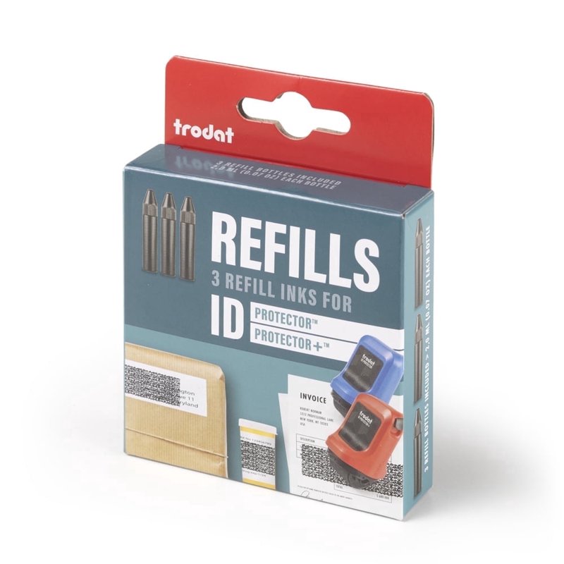 Refill Ink Pack for ID Protector & ID Protector+ - 3 Pack