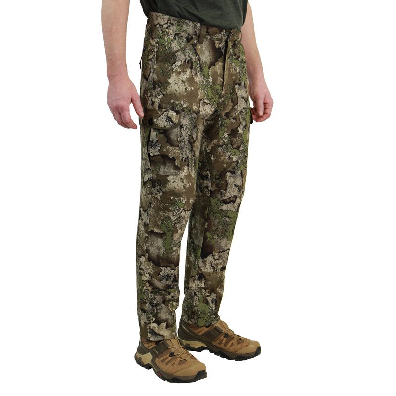 Men's Camouflage Performance Hunting Pants with Flexibility and Reinforced Kick-Guard