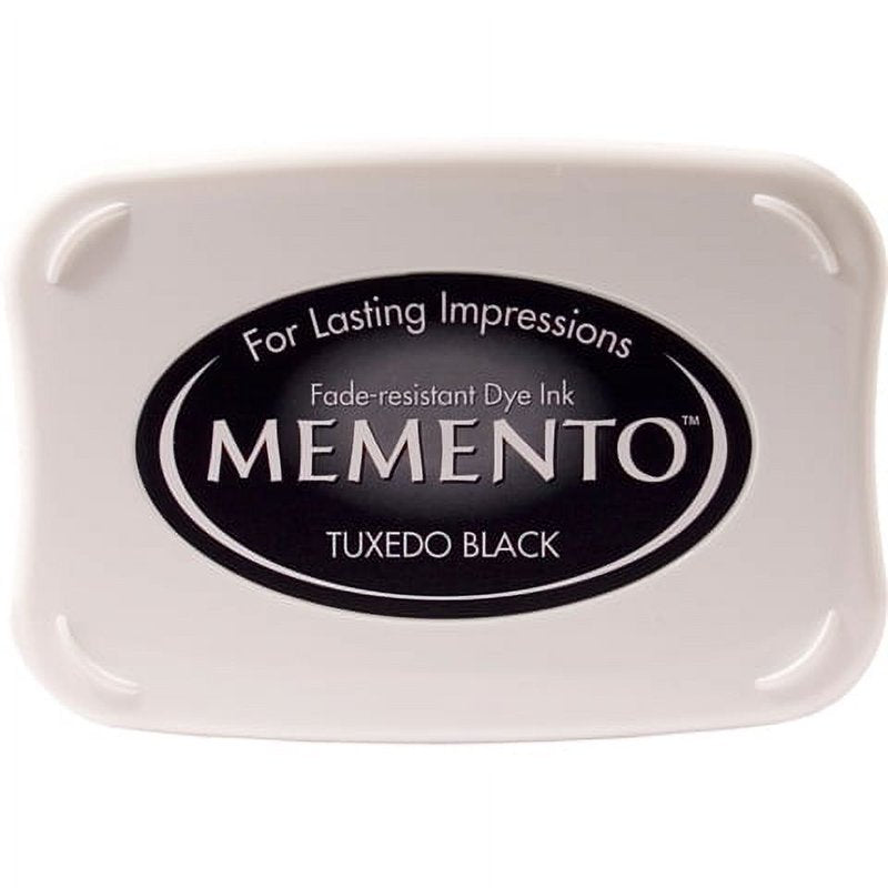 Dye Inkpad for Crafts and Art Projects - Tuxedo Black, Multiple Colors Available