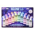 Glow in The Dark Fabric Paint Set - 10 Colors, 0.75 fl oz Each