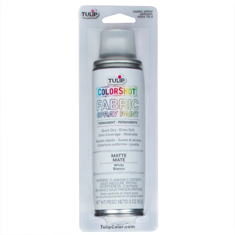 Fabric Spray Paint - Quick-Drying Permanent Color for Textiles, 3 oz Aerosol