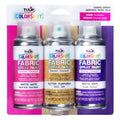 Fabric Spray Paint Set - Permanent, Quick-Dry, 3 Colors for Light Fabrics