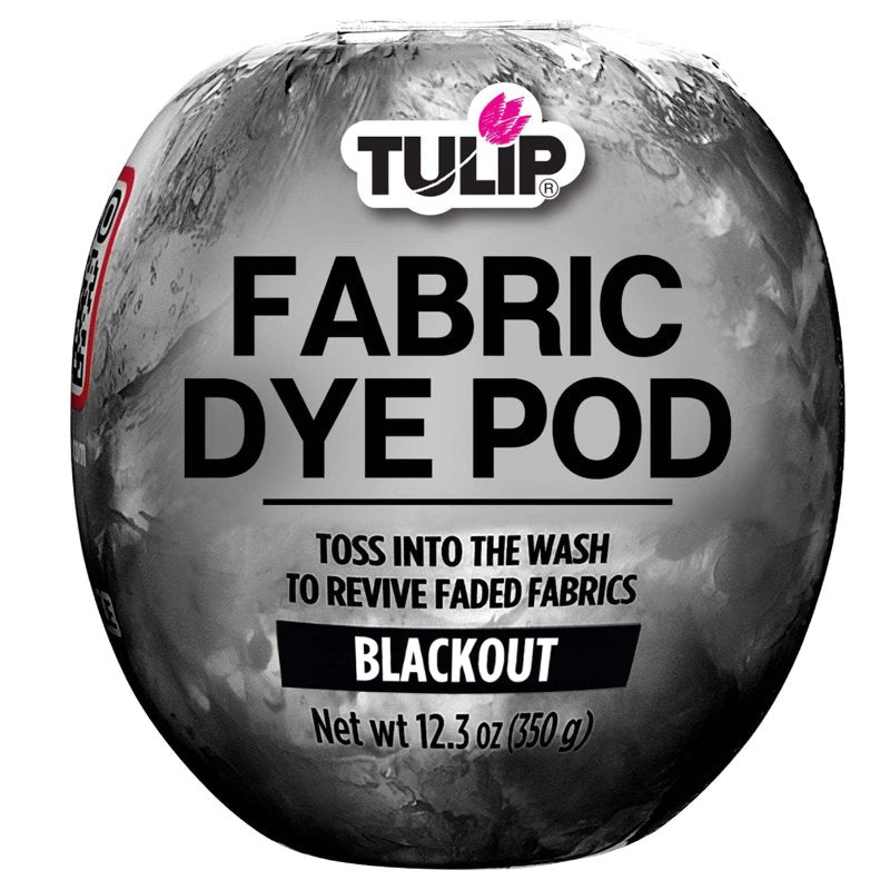 Fabric Dye Pods for Washing Machines Blackout Color 12.3 oz - Tulip