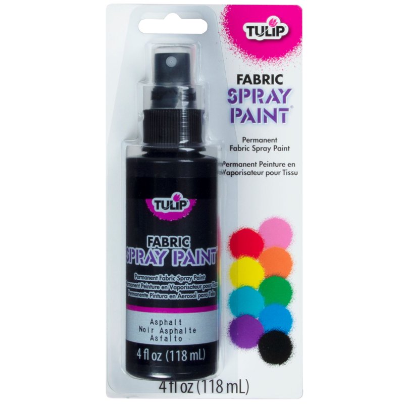 Fabric Spray Paint - Permanent, Vibrant, Eco-Friendly 4oz Aerosol