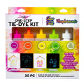 Glow-in-the-Dark Tie Dye Kit with Neon Colors, Easy One-Step Design