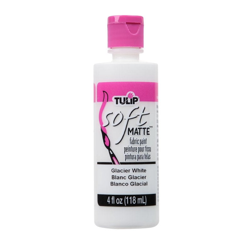 Fabric Paint - Washable, Soft & Flexible, Permanent for Light & Dark Fabrics, Matte Finish - 4 fl oz