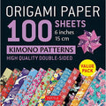 Origami Paper Pack 6x6 Inch Double-Sided Kimono Patterns 100 Sheets