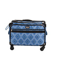 Travel Sewing Machine Case on Wheels - Lightweight, Collapsible, 28-Inch Blue