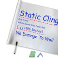 Reusable Dry Erase Whiteboard Sheets Roll for Wall Classroom Office - 18x197 Inches