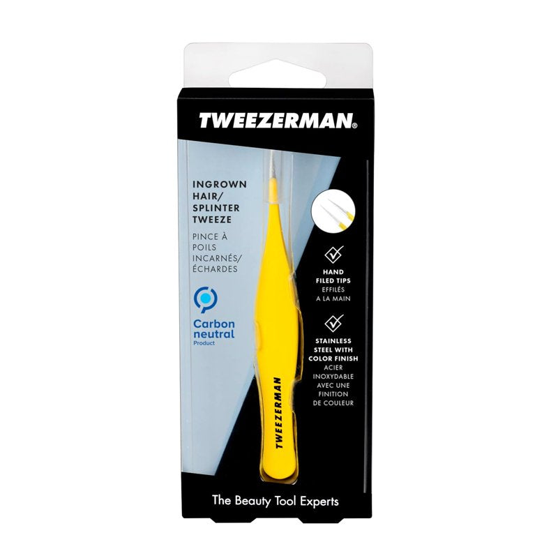 Tweezerman First Aid Splinter Tweezer - Precision Stainless Steel Tool for Splinter Removal