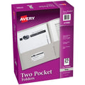 Two Pocket Folders - Holds Up to 40 Sheets, Gray Pack of 2 or Single