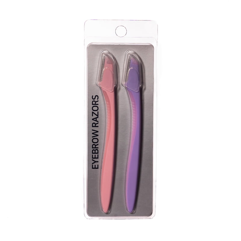 Eyebrow Facial Razors - Stainless Steel Safety Razor Set for Hair Removal