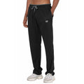 Men's Athletic Mesh Running Pants with Pockets - Open Bottom Fitness Sweatpants