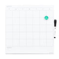 Magnetic Dry Erase Calendar Board 14x14 White Frameless Office Home