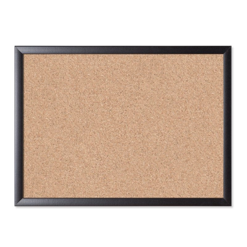 18x24 Inch Cork Bulletin Board with Black MDF Frame - Office & Home Use