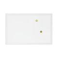 Magnetic Dry Erase Board 20x30 in. with White Decor Frame for Office & Home