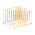 Wire Letter Organizer with Gold Finish - Desk Mail Sorter, Office & Home