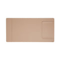 Vegan Leather Desk Pad with Non-Slip Backing and Mousepad - 31.5 x 15.7 in.