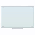 Glass Dry Erase Board 35x23 Frameless White Office & Classroom Use