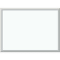 Non-Magnetic Dry-Erase Board 24x18 Inches with Silver Aluminum Frame
