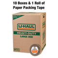 Heavy-Duty Double Wall Moving & Shipping Box - 18x18x24 Inches, Pack of 11