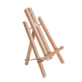 Small Wooden Tabletop Art Easel - Beechwood Display & Painting Stand