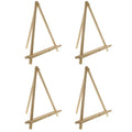 Adjustable Wooden Display Easel for Art & Displays - Pack of 4
