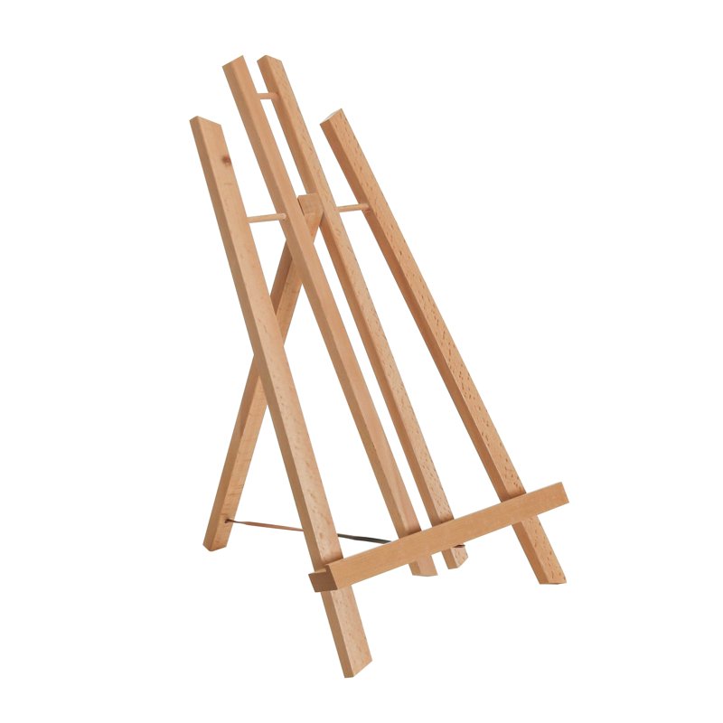 Tabletop Wooden Artist Easel - Portable Beechwood Display Stand for Art & Painting