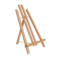 Tabletop Wooden Artist Easel - Portable Beechwood Display Stand for Art & Painting
