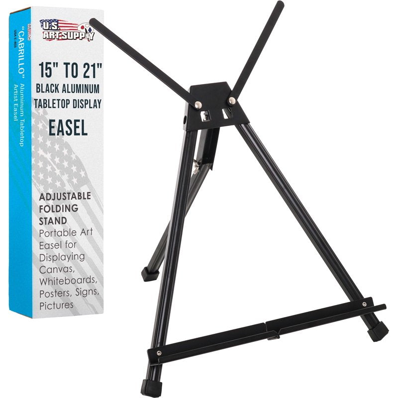 Adjustable Tabletop Display Easel - Portable Artist Tripod Stand for Artwork & Signs