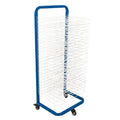 25 Shelf Art Drying Rack with Wheels & Wall Mount for Studios & Classrooms
