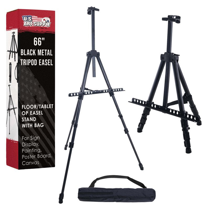 Adjustable Artist Easel Stand for Painting & Display - 66 Inch Aluminum Tripod