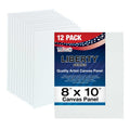 Professional Artist Canvas Panels 8x10 Inch Acid-Free Pack of 12