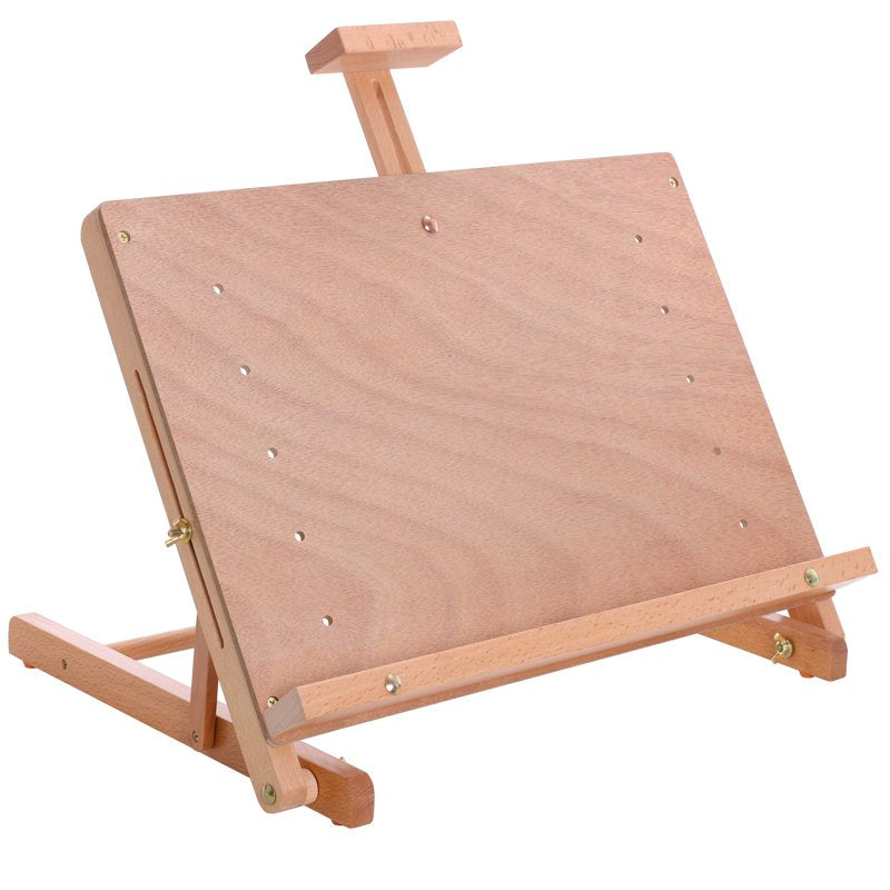 Adjustable Wooden Artist Easel - Desktop Studio Painting & Drawing Board, 27"