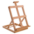 Heavy Duty Wooden Tabletop Easel for Artists, Holds 23-inch Canvas, Adjustable Beechwood Studio Display