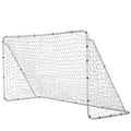 Portable 12ft x 6ft Soccer Goal – Powder Coated Steel, Backyard Training Net