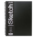 Heavyweight Sketch Book with Poly Cover - 75 Sheets, 9x12 Inches