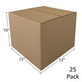 12x12x10 Shipping Boxes - Pack of 25 Corrugated Moving & Storage Containers