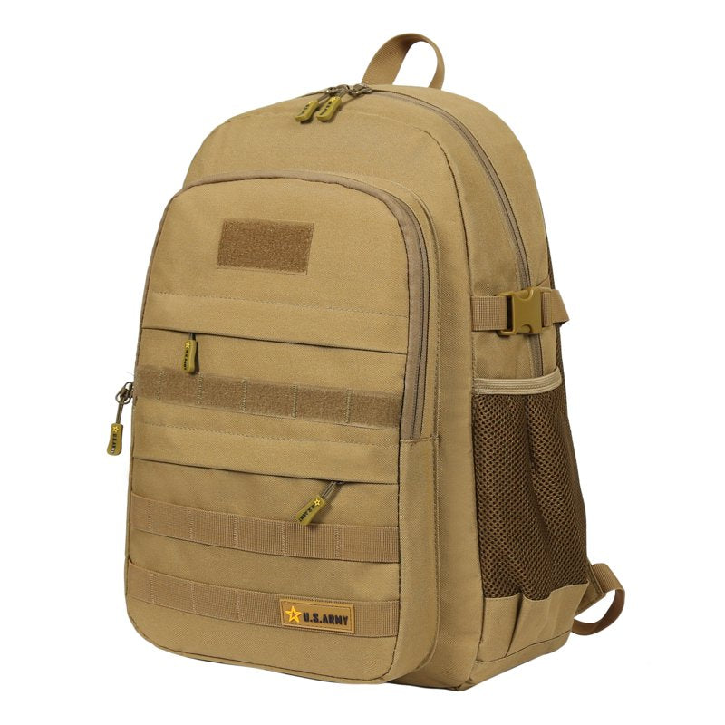 Tactical Laptop Backpack with MOLLE Webbing 22L Water-Resistant Military-Style