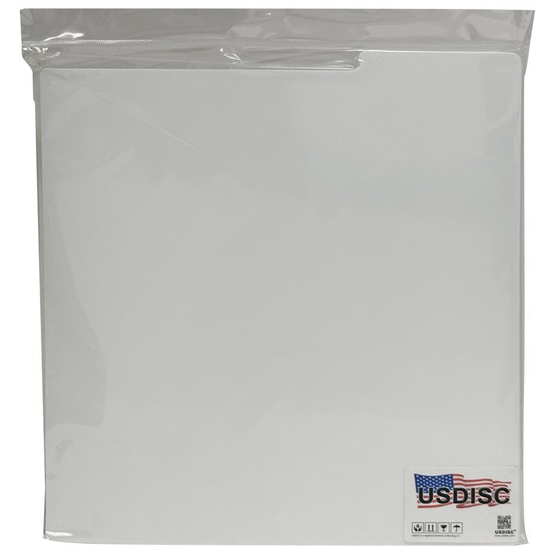 Record Dividers 12 Inch LP Storage Organizer Polypropylene White 28pt Sleeve of 200