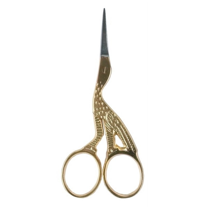 Gold Plated Embroidery Scissors - 3.5 Inch Fine Craft Snips