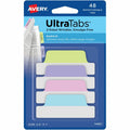 Assorted Pastel Page Tabs with Repositionable Adhesive - 48 Pack