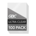 Clear Thermal Laminating Pouches 3.88x2.63 in. 5 Mil Glossy Protective Sheets, 100 Pack