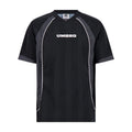 Umbro Men's Retro Panelled Raglan Shirt - Black/Volcanic Ash/Brilliant White XL
