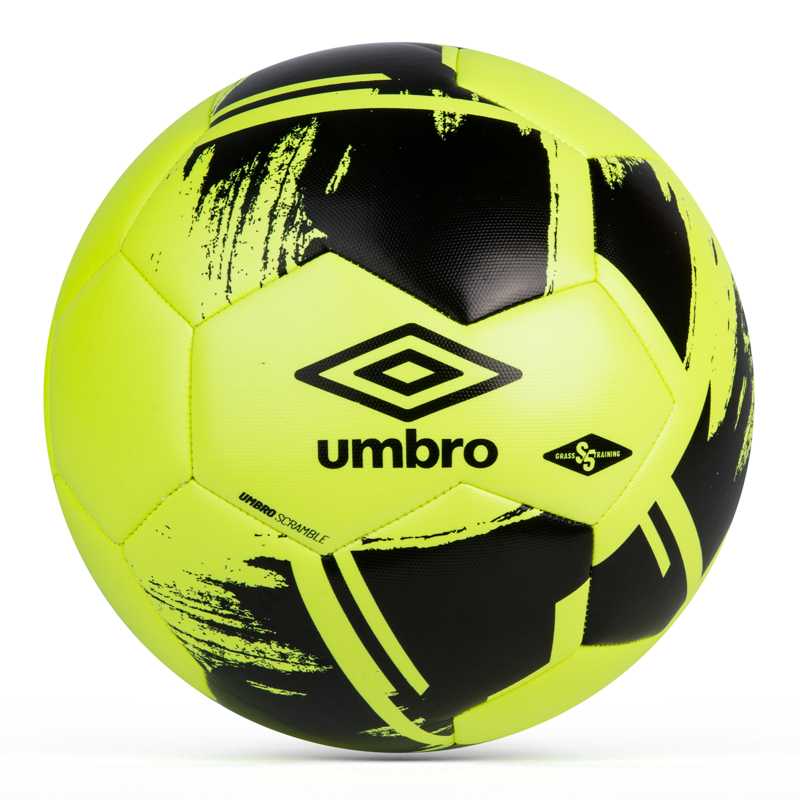 Umbro Scramble Size 5 Soccer Ball - Yellow & Black (Single) Official Training Ball