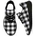 Women’s Tennis Shoes Plaid Sneakers Breathable Lightweight Athletic Sneakers