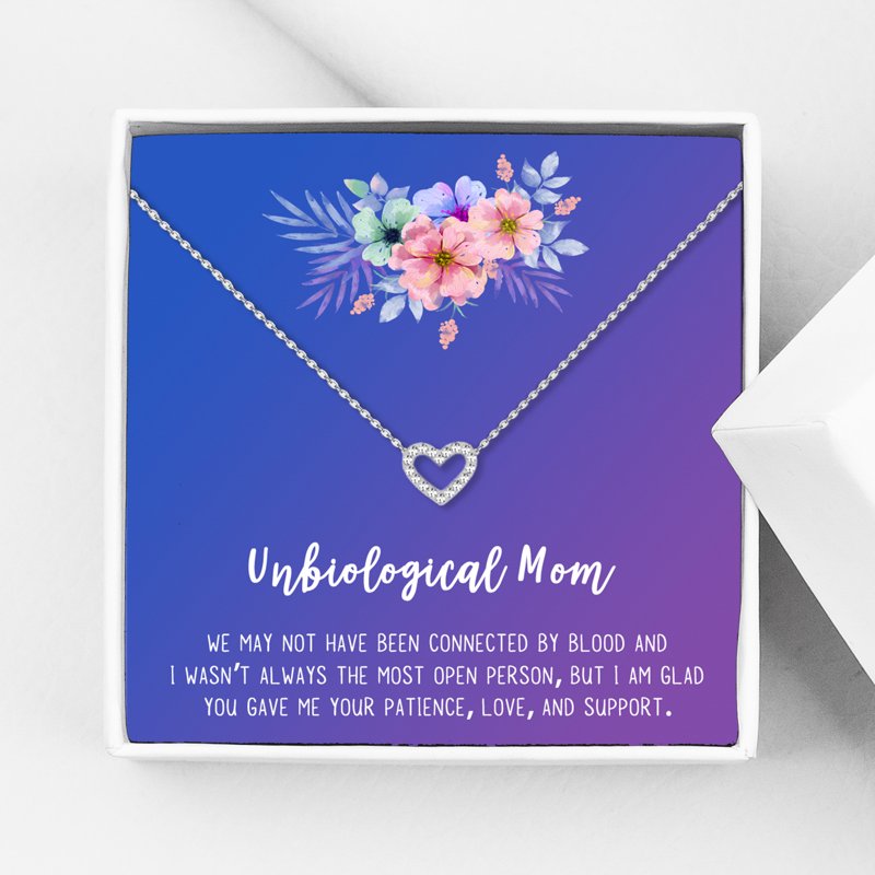 Mother's Day Jewelry Gift Set with Heart and Infinity Designs, Customizable Color & Style